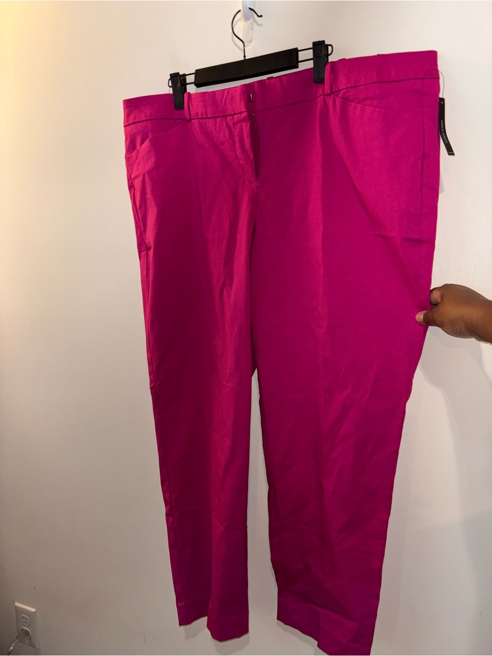 Worthington Fuchsia Straight-Leg Pants